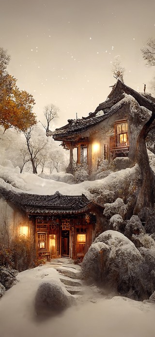 古韵雪景