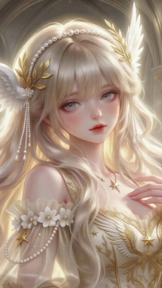 圣堂光之天使少女