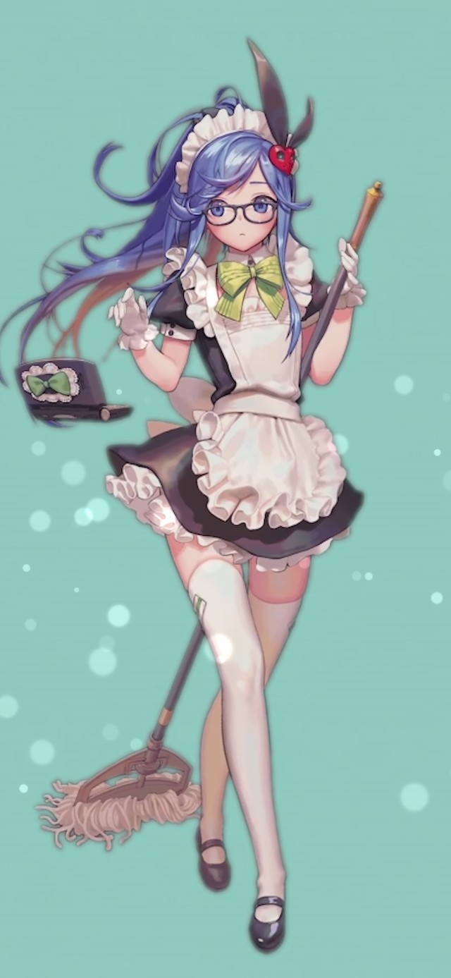 二次元眼镜女仆娘