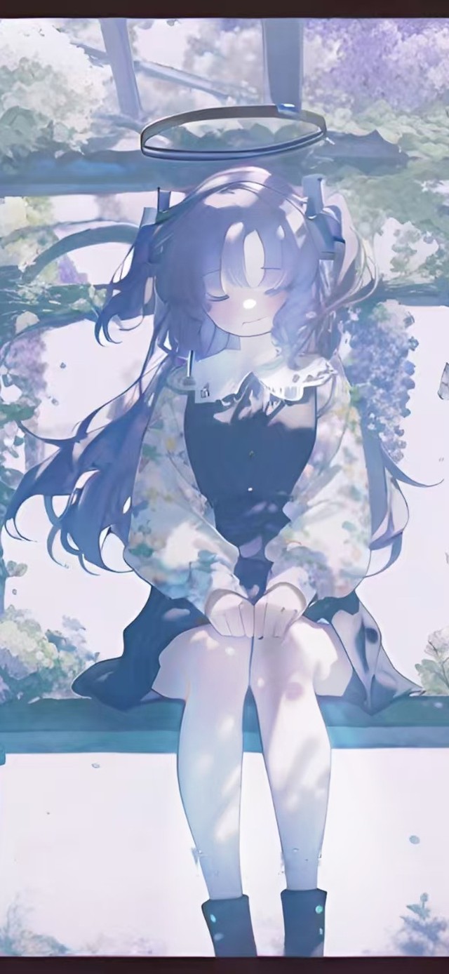 早懒优香-花园白丝少女