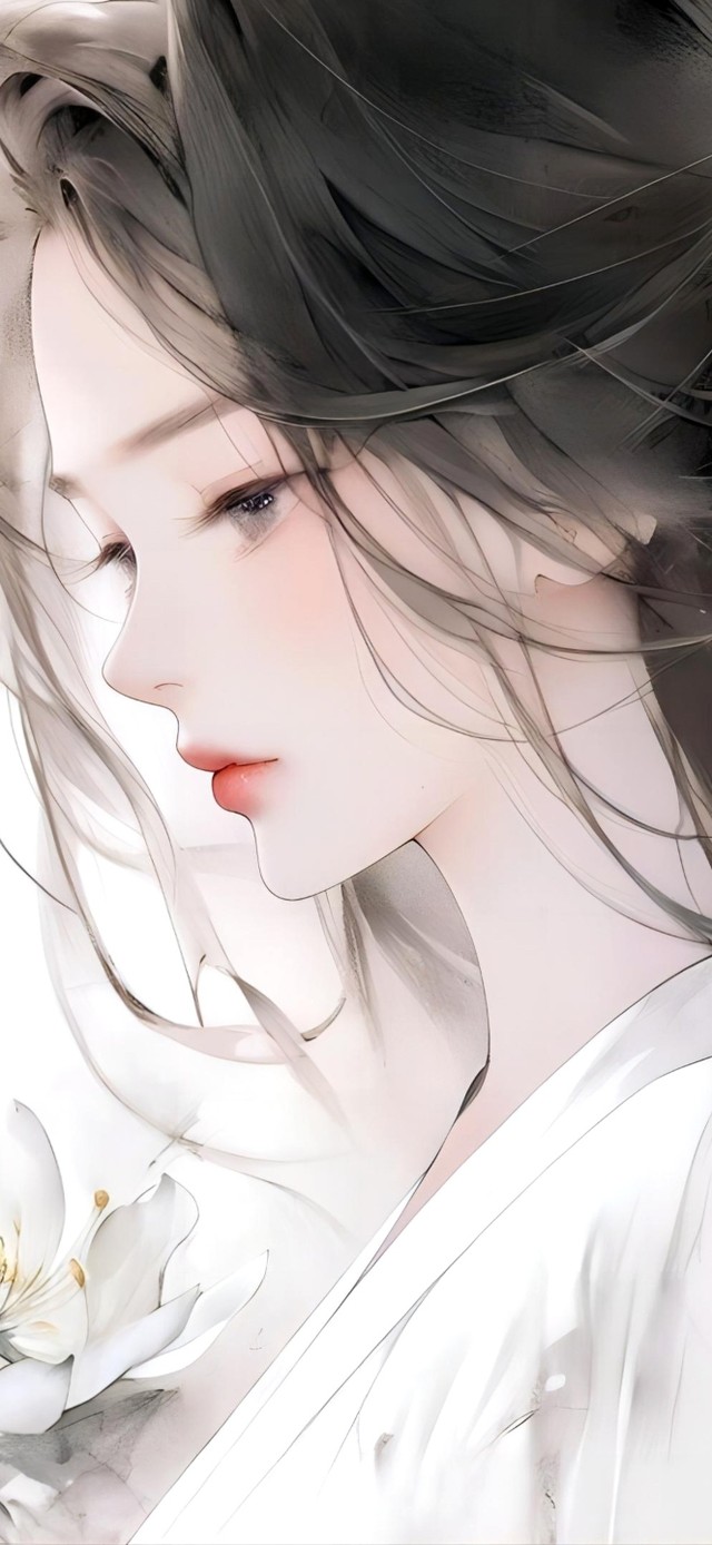 水墨女孩-莲有秀兮