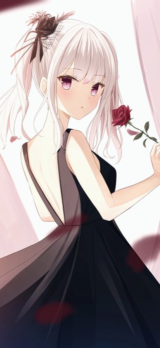 4K清纯可爱玫瑰少女