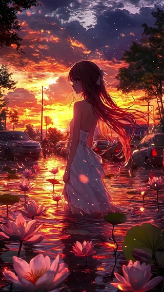 荷花塘