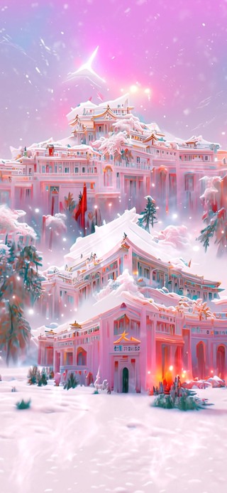 梦幻治愈 粉色城堡