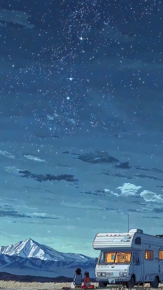 夜晚的星空