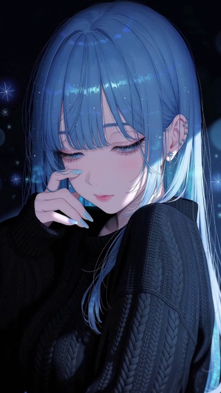 二次元治愈美女壁纸