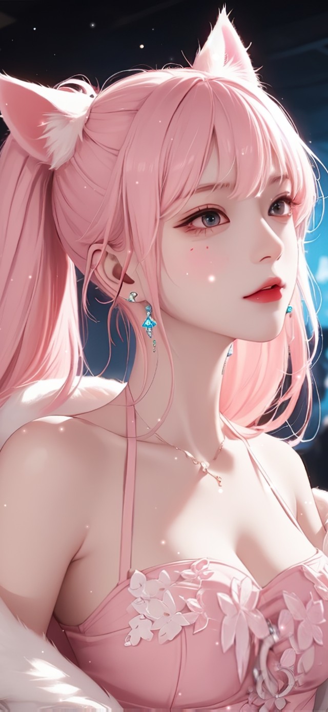 4k可爱电竞狐耳少女