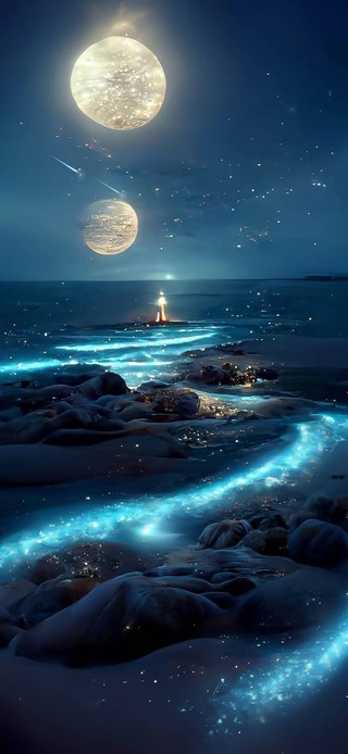 蔚蓝的海