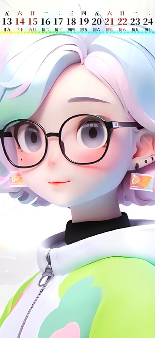 高清Q版3D动漫Ai美少女