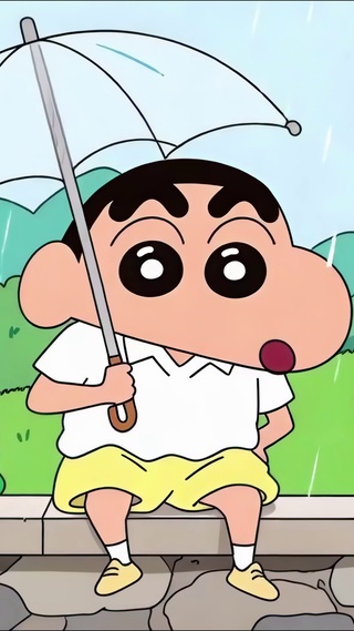 可爱兔子和呆萌小新