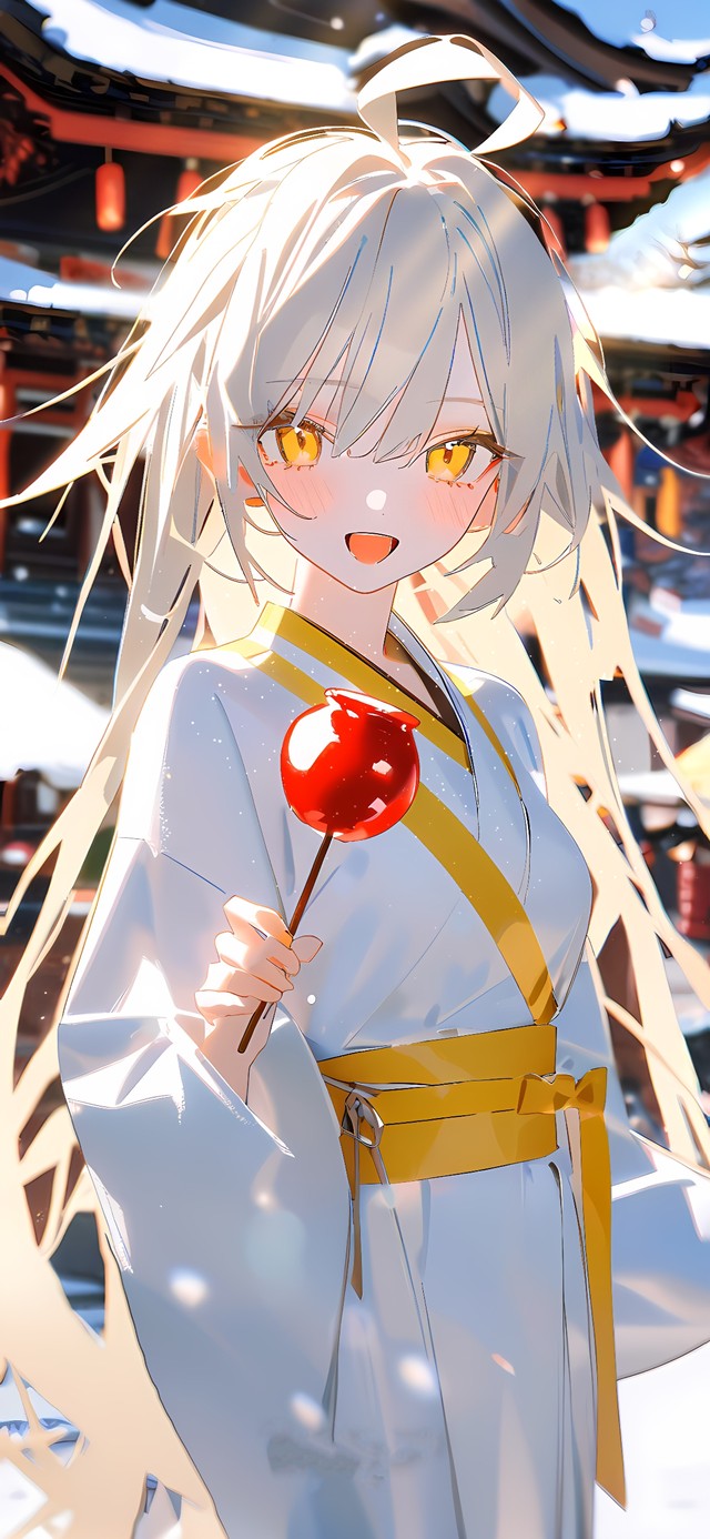 雪中汉服美女