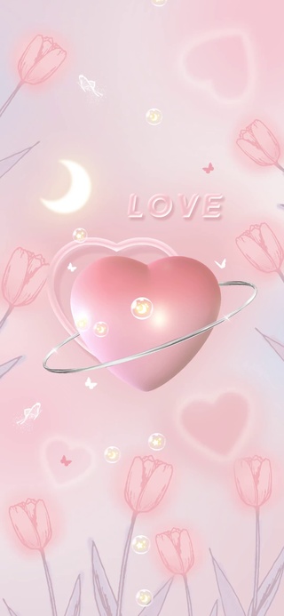 郁金香3D心