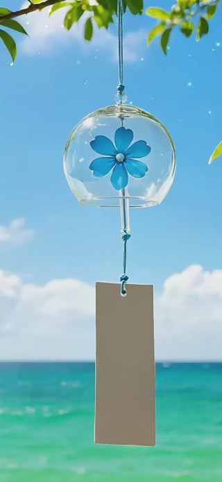 蓝色大海风铃