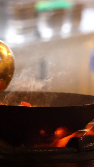 爆炒 炒菜 美食