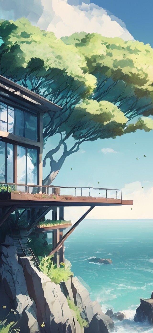 唯美海边别墅