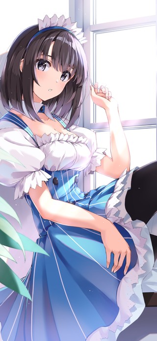 4K性感黑丝女仆少女