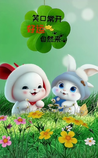 笑口常开兔宝宝
