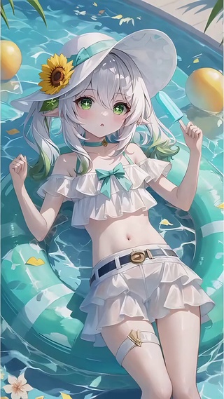 纳西妲丨夏日泳池丨
