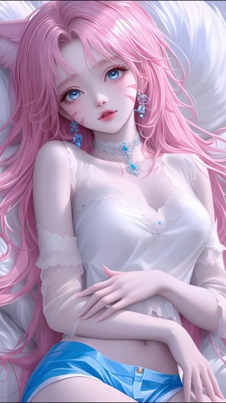 甜美九尾可爱阿狸