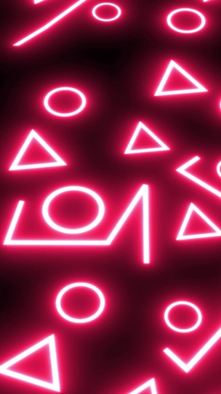 科技简约-多边形方块-红色