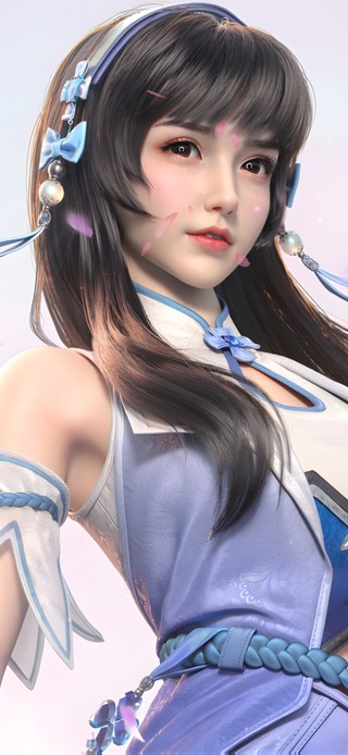 清纯古风美少女