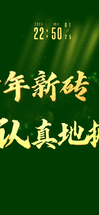 新年新砖~认真地搬！