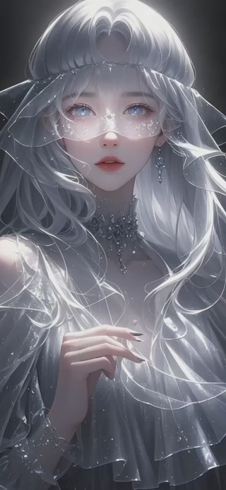 二次元氛围感美女