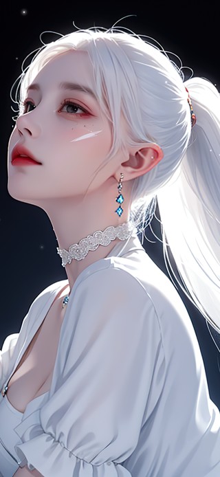 白毛女孩