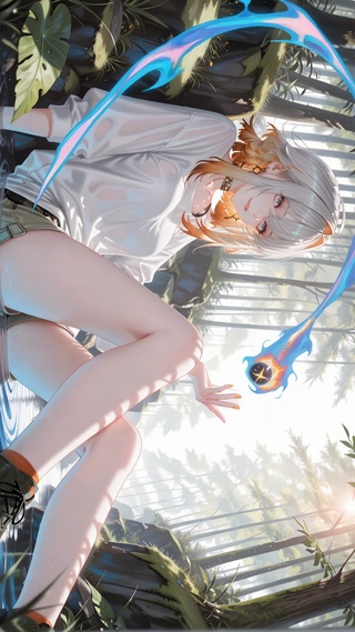 森系光影里嘉贝莉娜