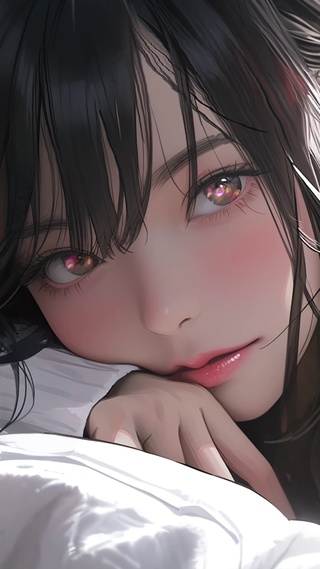 黑发少女
