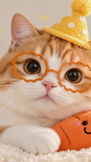 派对小橘猫