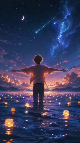 晚风星河