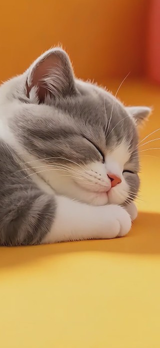 睡觉小猫
