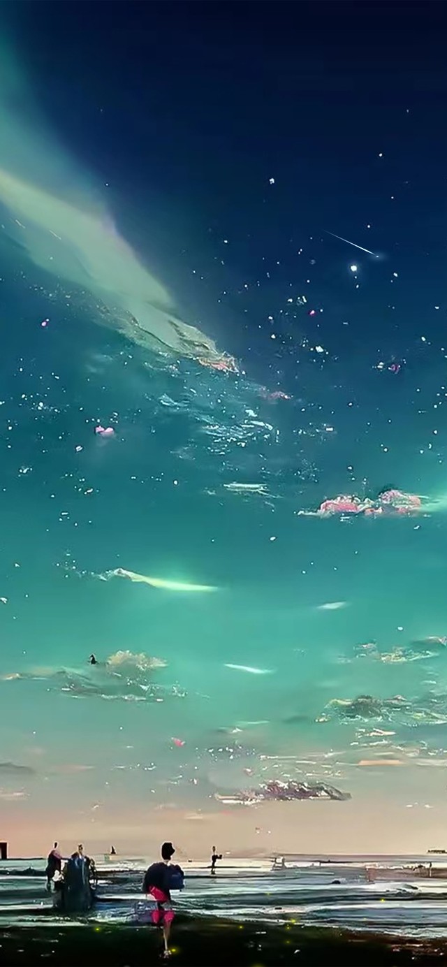 浪漫海滩 星辰海