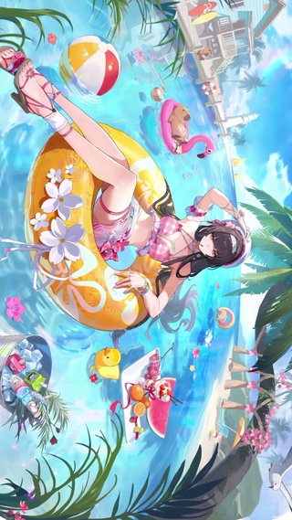 千咲泳装