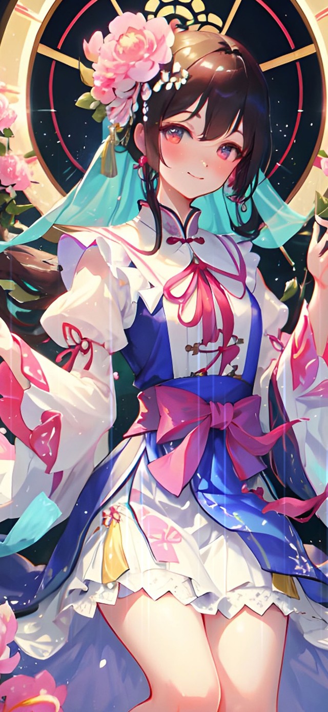 古风少女之牡丹小花仙