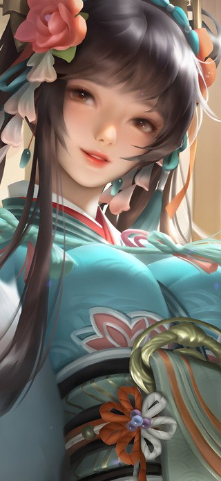 唯美清纯古风美女