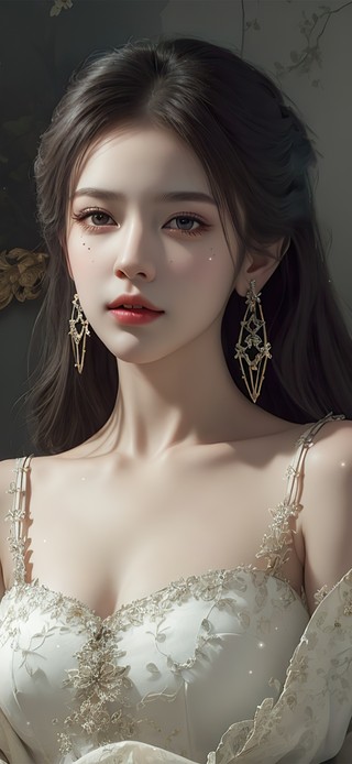 纯欲系长发女生