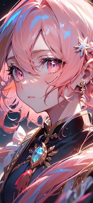 白小狸壁纸-粉粉小女