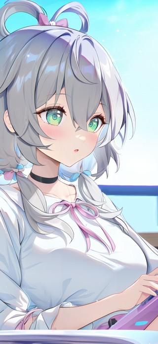 动漫女孩洛天依