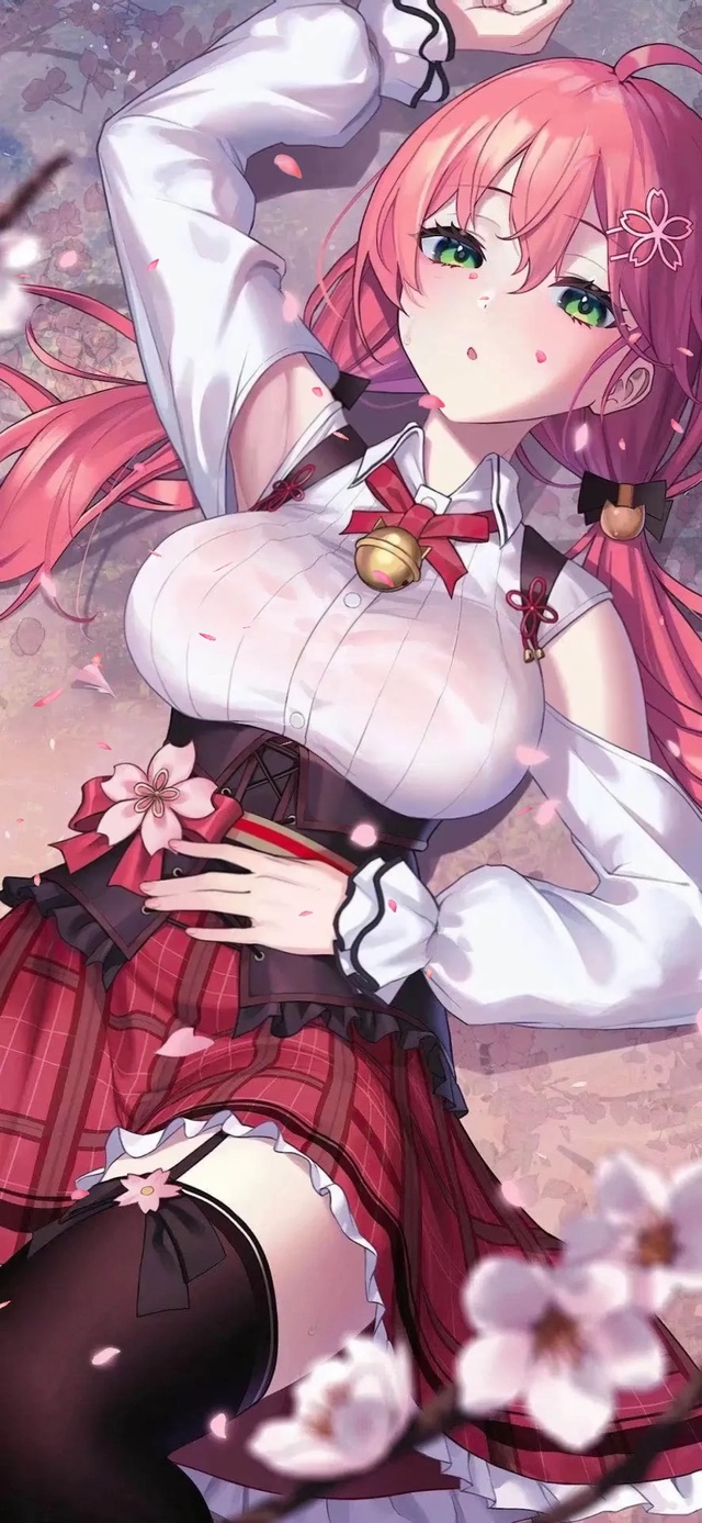 八重神子看樱花