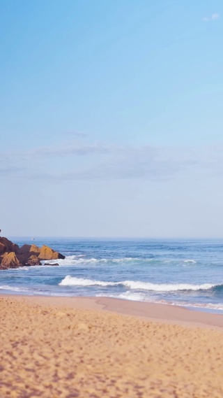 唯美海滩海浪