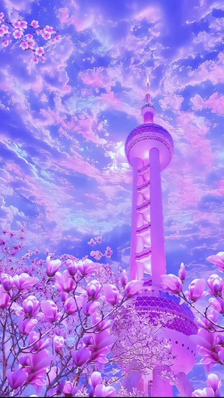 七彩祥云兔