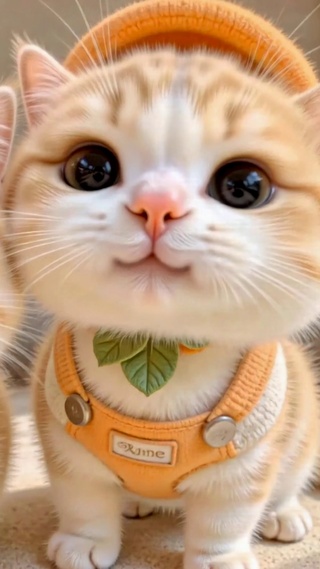 甜橙系可爱小奶猫