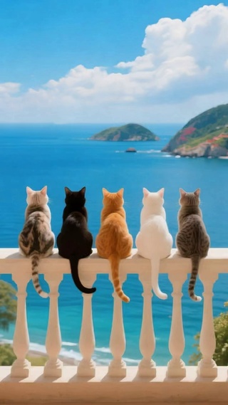 五只小猫