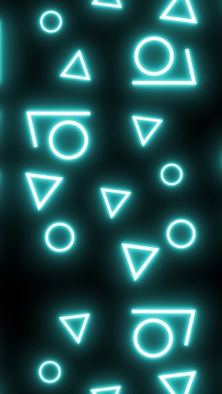 科技简约-多边形方块-蓝色