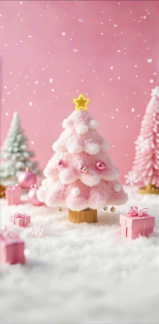 小清新可爱圣诞树