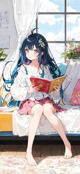 超萌可爱漫画女孩