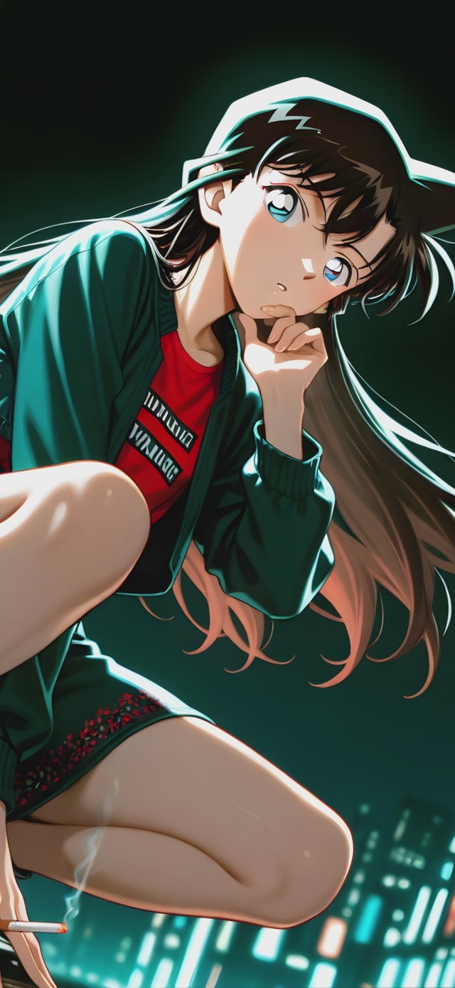 夜晚东京街头——小兰