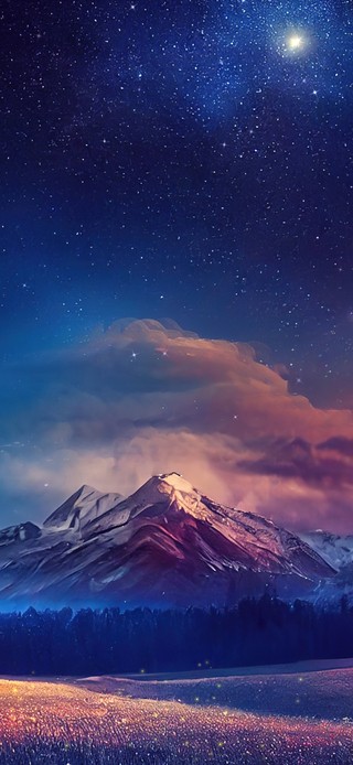 4K唯美治愈浪漫梦幻星空